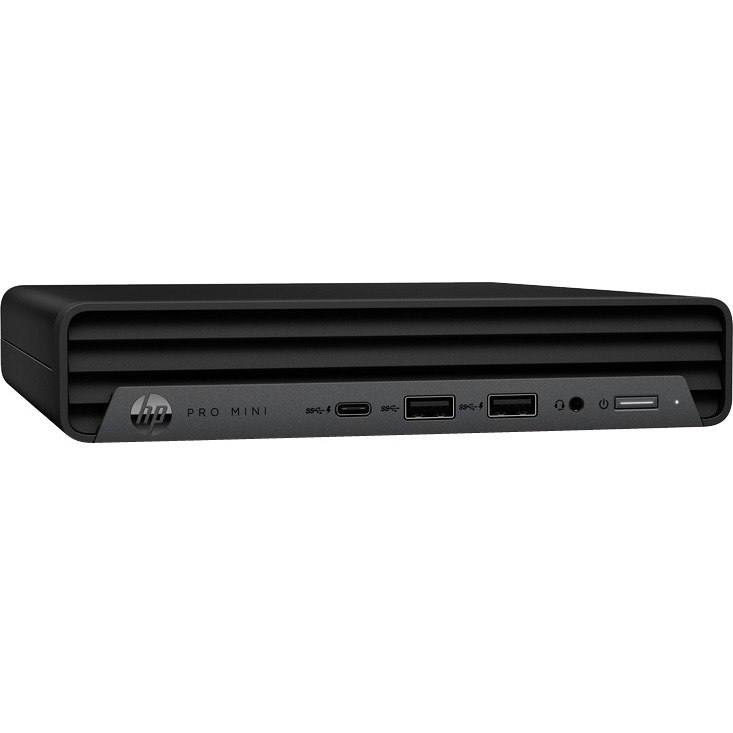 HP Pro Mini Pro Mini 400 G9 Desktop Computer - Intel Core i5 12th Gen i5-12500T - vPro Technology - 8 GB - 512 GB SSD - Desktop Mini - Black