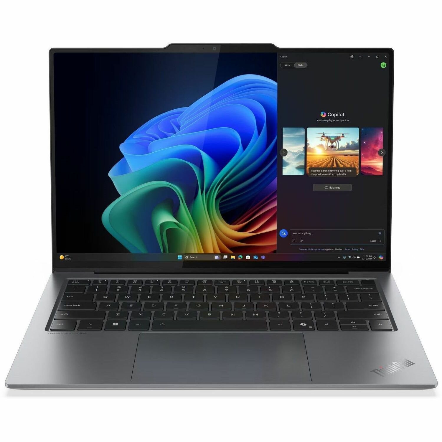 Lenovo Thinkpad X9-14 Gen 1 21QA001KUK 35.6 cm (14") Copilot+ PC Notebook - WUXGA - Intel Core Ultra 7 258V - Intel Evo Platform - 32 GB - 512 GB SSD - English (UK) Keyboard - Grey