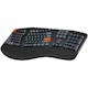 Adesso Easy Touch 1500 Keyboard - Wired/Wireless Connectivity - USB Type C Interface - RGB LED - English (US)