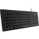Macally Black 104 Key Full Size USB Keyboard for Mac