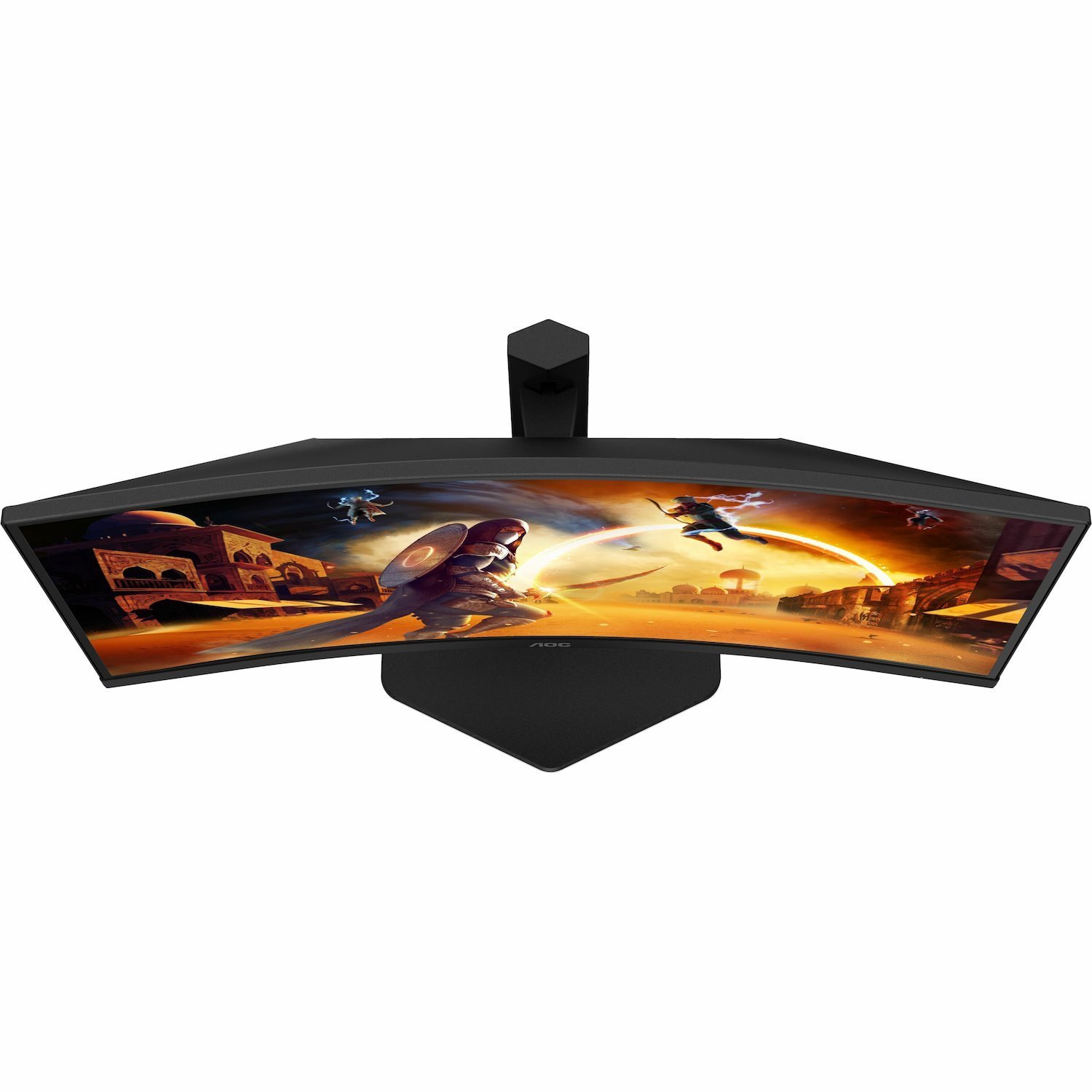 AOC CQ27G4X 27" Class 4K UHD Curved Screen Gaming LED Monitor - 16:9 - Black, Grey