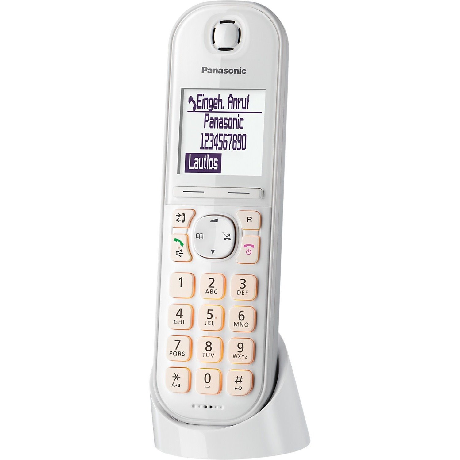 Panasonic KX-TGQ200G IP Phone - DECT - White