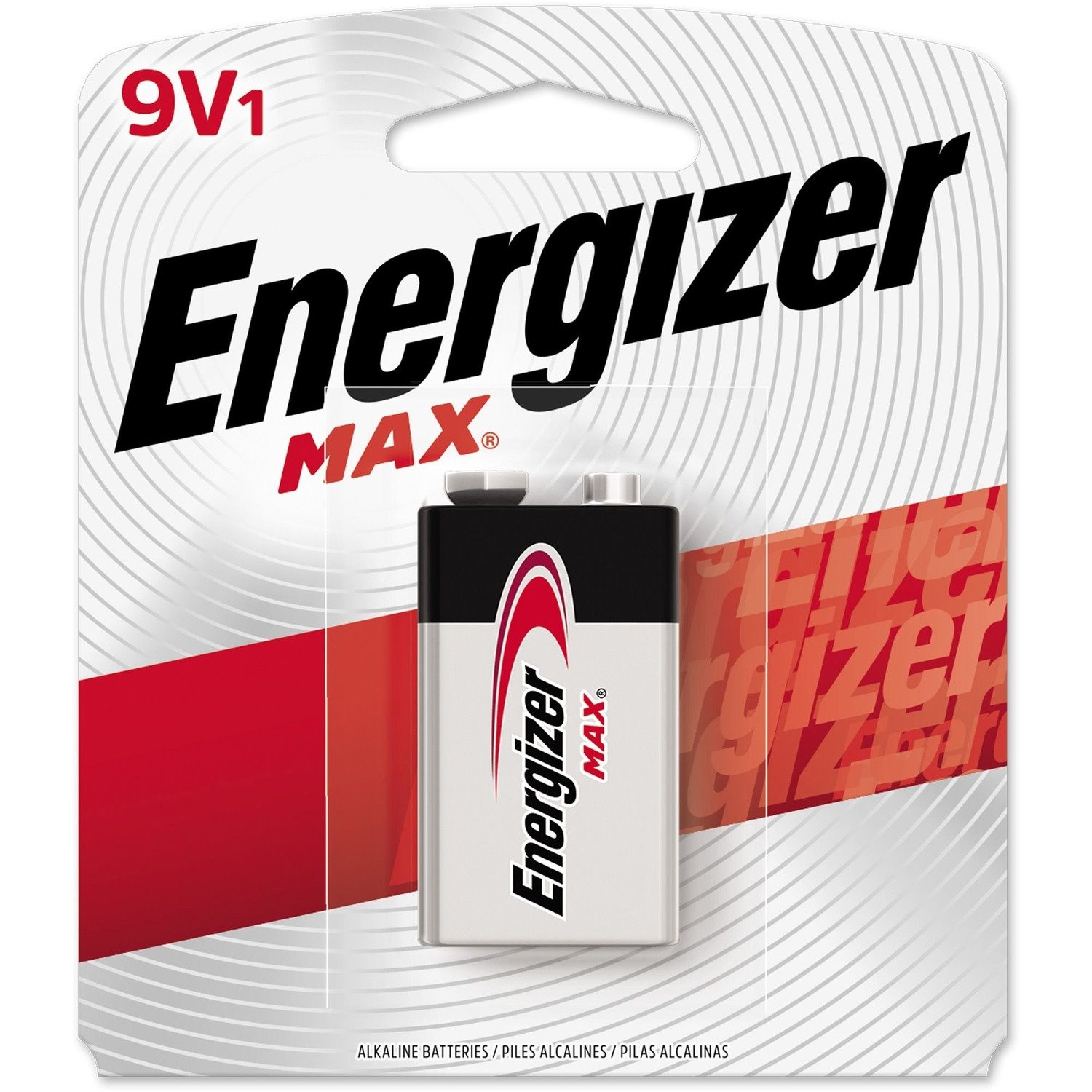 Energizer MAX Alkaline 9 Volt Batteries, 1 Pack