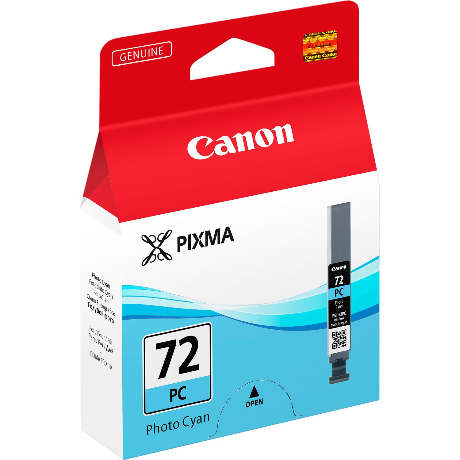 Canon LUCIA PGI-72PC Original Inkjet Ink Cartridge - Photo Cyan - 1 Pack