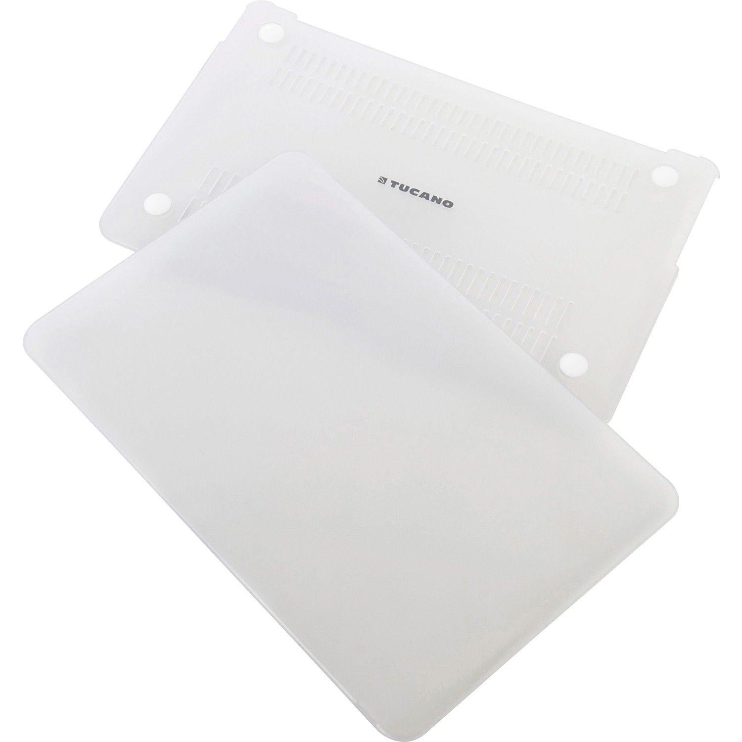 Tucano Nido Case for MacBook Air - Smooth Textured, Tucano Milano Italy Logo - Clear