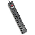 Eaton Tripp Lite Series 4-Outlet Surge Protector with 4 USB Ports (4.2A Shared) - 6 ft. (1.83 m) Cord, 450 Joules, Metal Housing