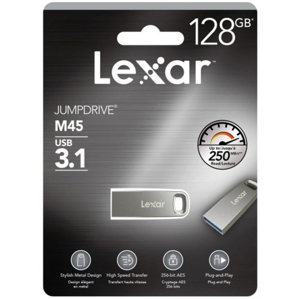 Lexar 128GB JumpDrive M45 USB 3.1 Flash Drive