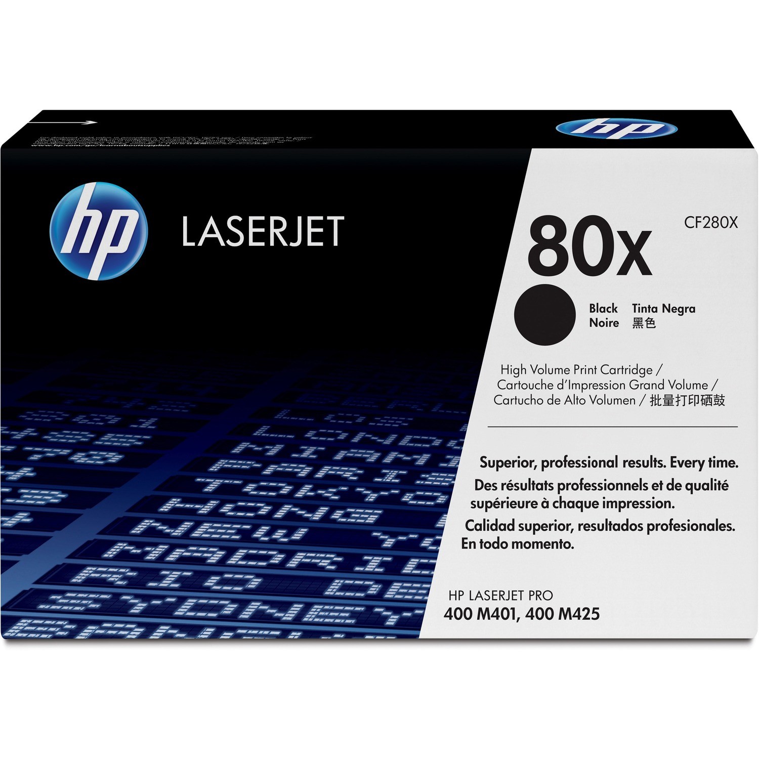 HP 80X BLACK TONER - HIGH YIELD - APPROX 6.9K PAGES - M401, M425, CP3525 COMPATIBLE
