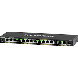 Netgear 16-Port High-Power PoE+ Gigabit Ethernet Plus Switch (231W) with 1 SFP Port