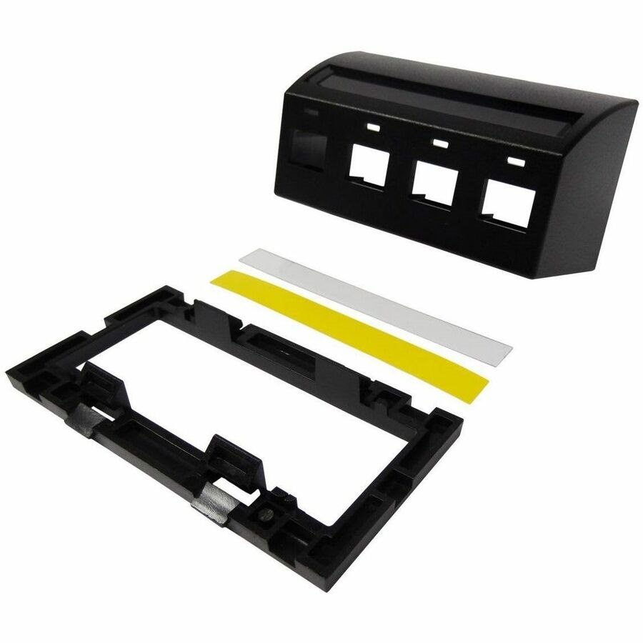 Ortronics Keystone Furniture Plate, Black, T569A Opening