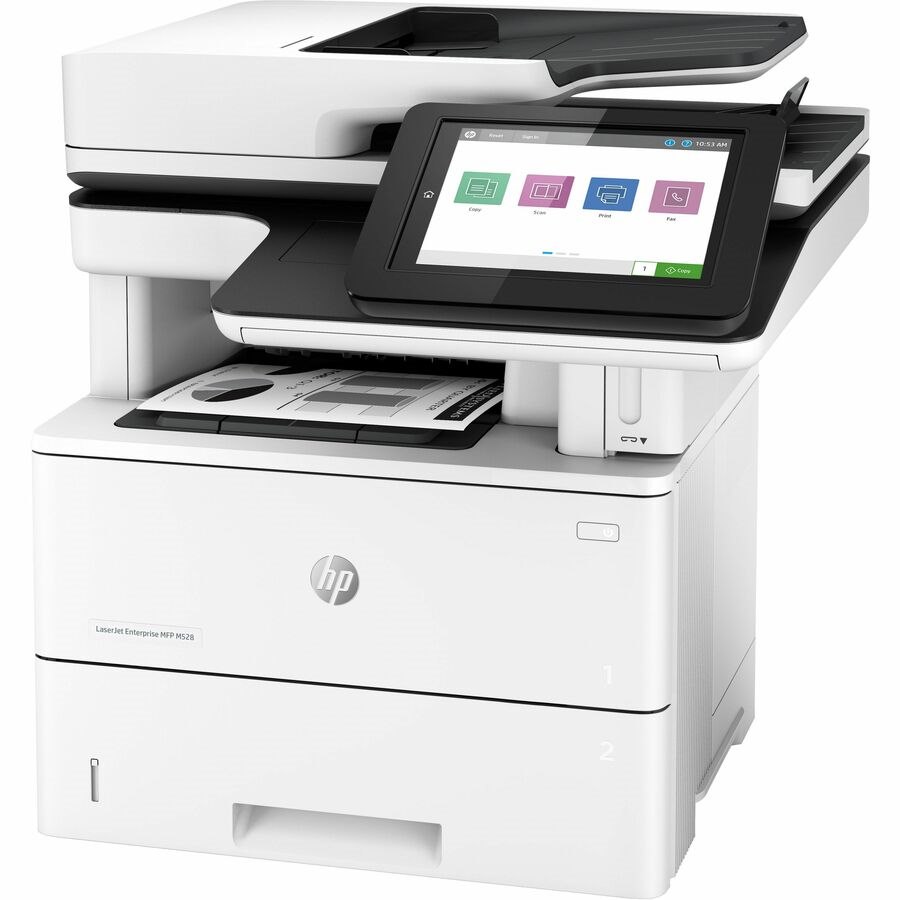 HP LaserJet Enterprise M528f Wired Laser Multifunction Printer - Monochrome