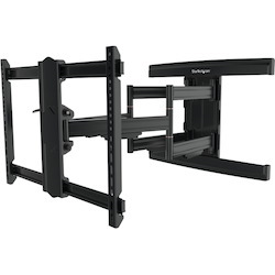 StarTech.com TV Wall Mount supports up to 100" VESA Displays - Low Profile Full Motion Large TV Wall Mount - Heavy Duty Adjustable Bracket