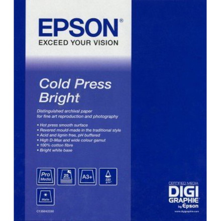 Epson Cold Press C13S042315 Inkjet Fine Art Paper - Bright White
