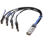 Netpatibles-IMSourcing DS QFX-QSFP-DACBO-1M-NP Fiber Optic Network Cable