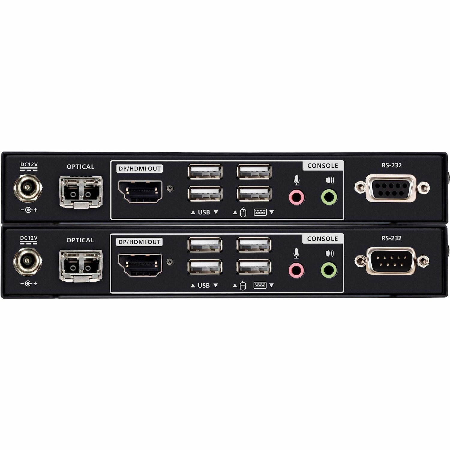 ATEN USB True 4K DisplayPort/HDMI Optical KVM Extender (True 4K @ 300 m)