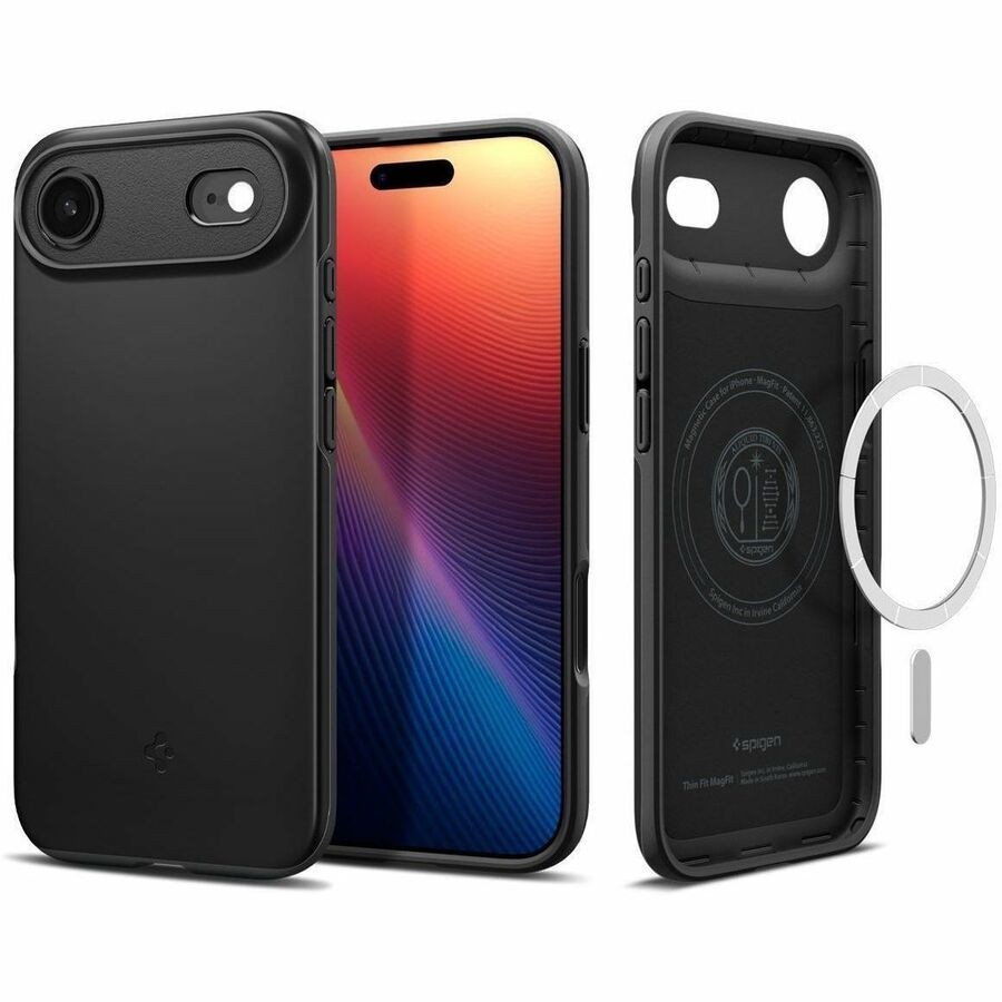 Spigen Thin Fit Case voor Apple iPhone 17 Air Smartphone - Zwart