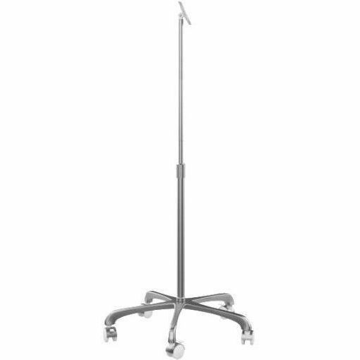 CTA Digital VESA-Compatible Heavy-Duty Height-Adjustable Rolling Floor Stand