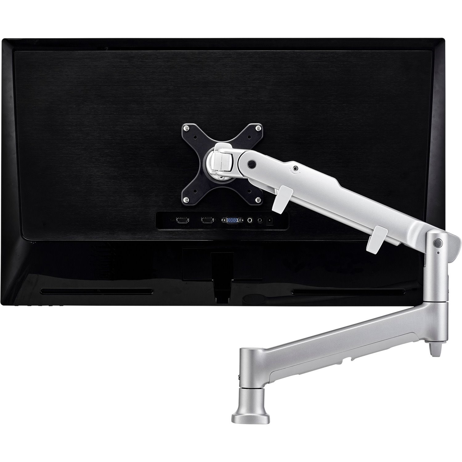 Atdec AWMS-DB-F-S Desk Mount for Monitor - Silver