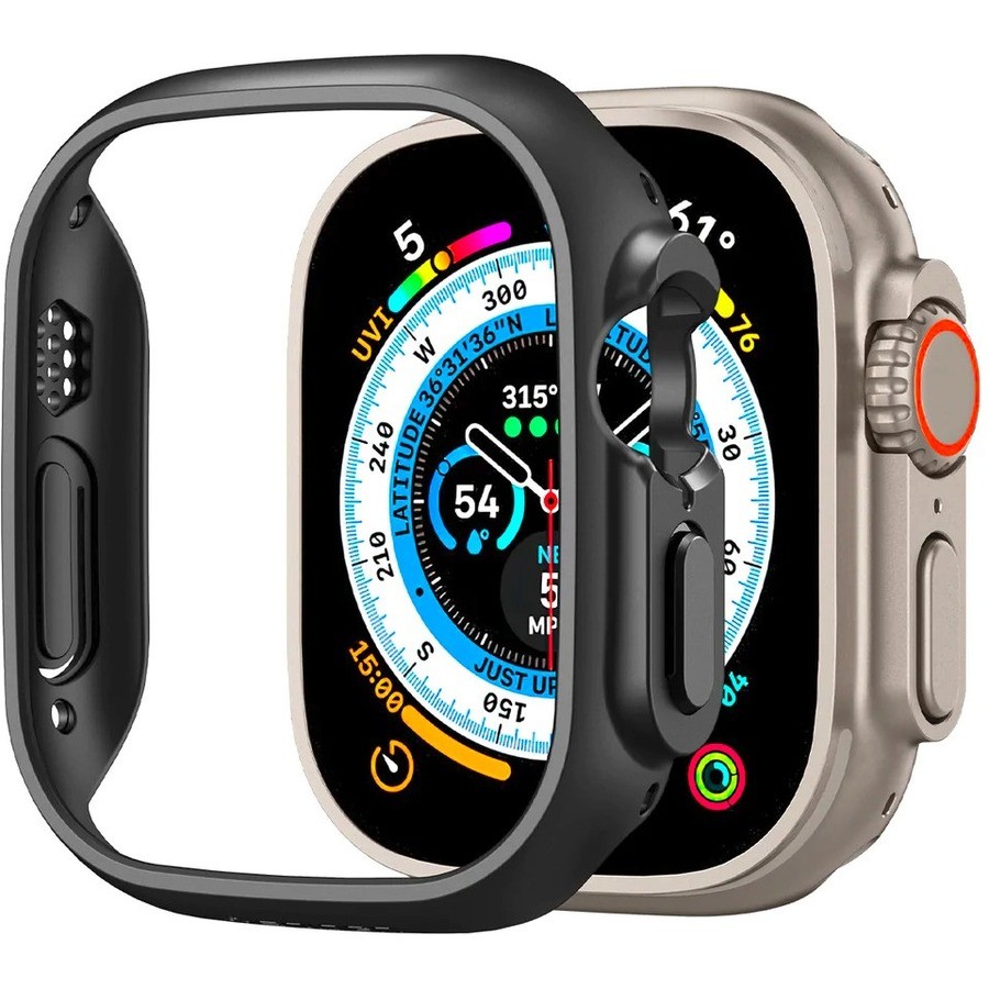 Spigen Thin Fit Case voor Apple Smartwatch - Zwart