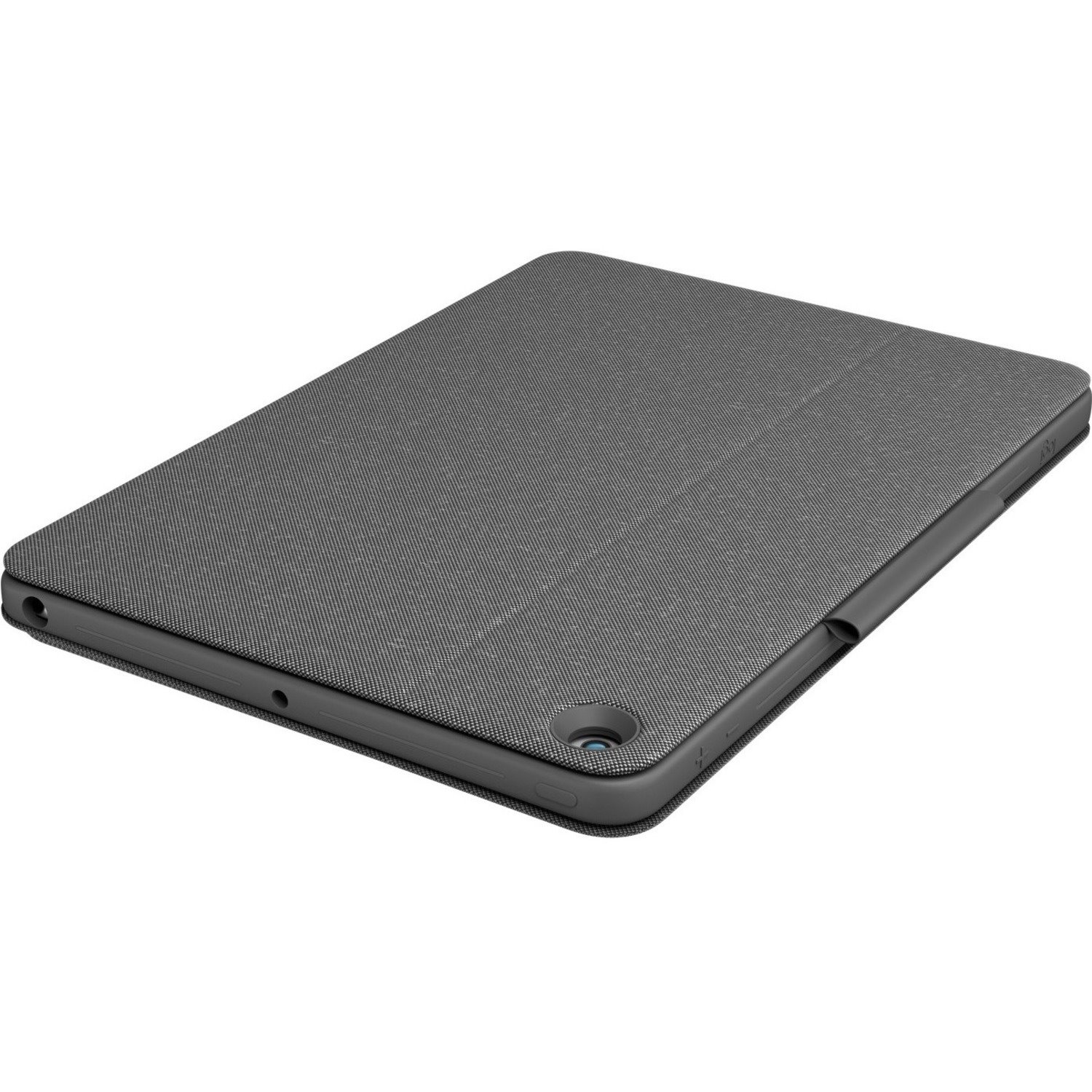 Logitech Combo Touch Keyboard/Cover Case for 12.9" Apple, Logitech iPad Pro (5th Generation) Tablet - Oxford Gray