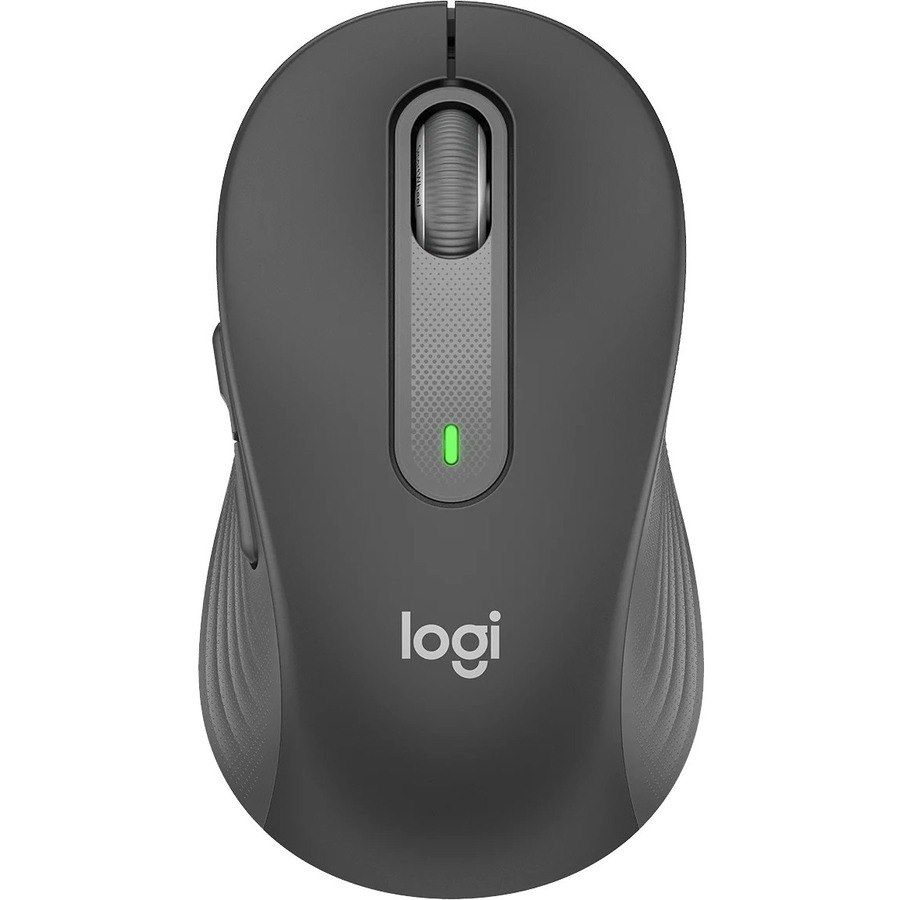 Logitech Signature M650 Mouse - Bluetooth - USB - Optical - 5 Button(s) - 5 Programmable Button(s) - Graphite