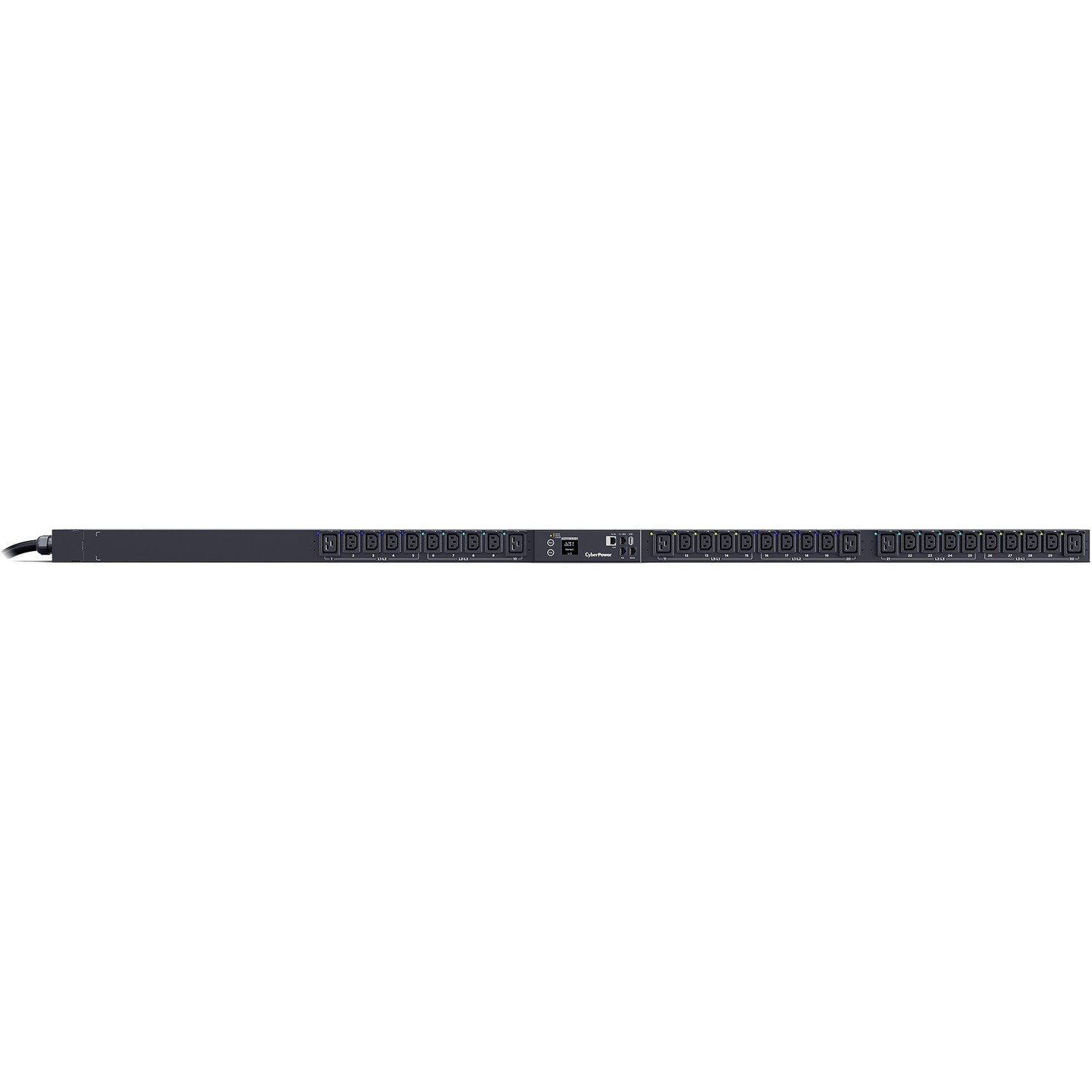 CyberPower PDU83103 3 Phase 200 - 240 VAC 20A Switched Metered-by-Outlet PDU