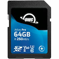 OWC Atlas Pro 64 GB Class 10/UHS-II (U3) V60 SDXC - 1 - TAA Compliant