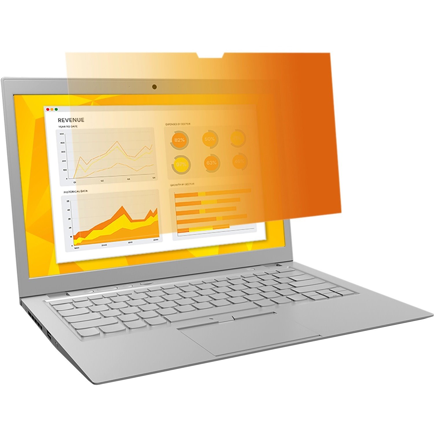 3M&trade; Gold Privacy Filter for 14" Widescreen Laptop