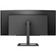 Philips 346E2CUAE 34" Class WQHD Curved Screen LCD Monitor - 21:9