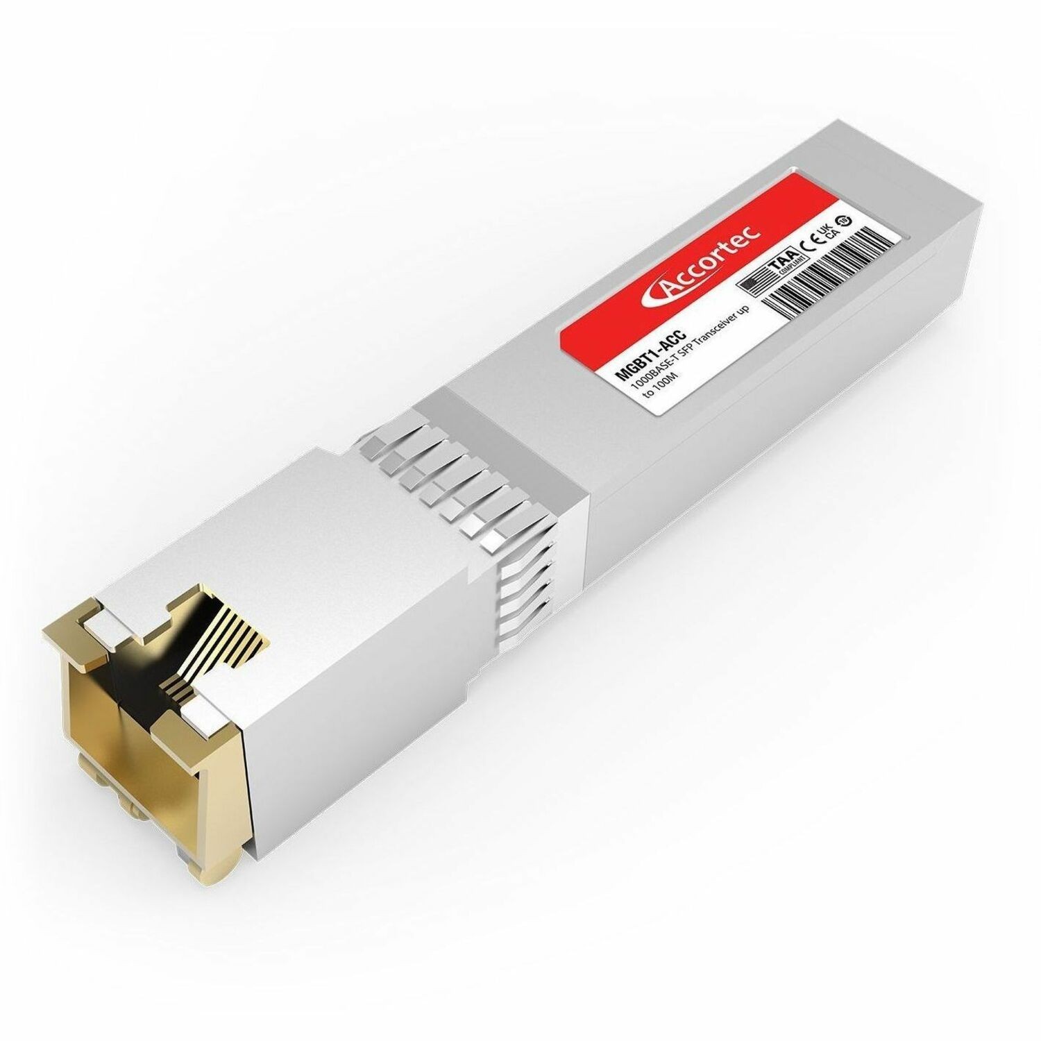 Accortec Gigabit Ethernet 1000 Base-T Mini-GBIC SFP Transceiver