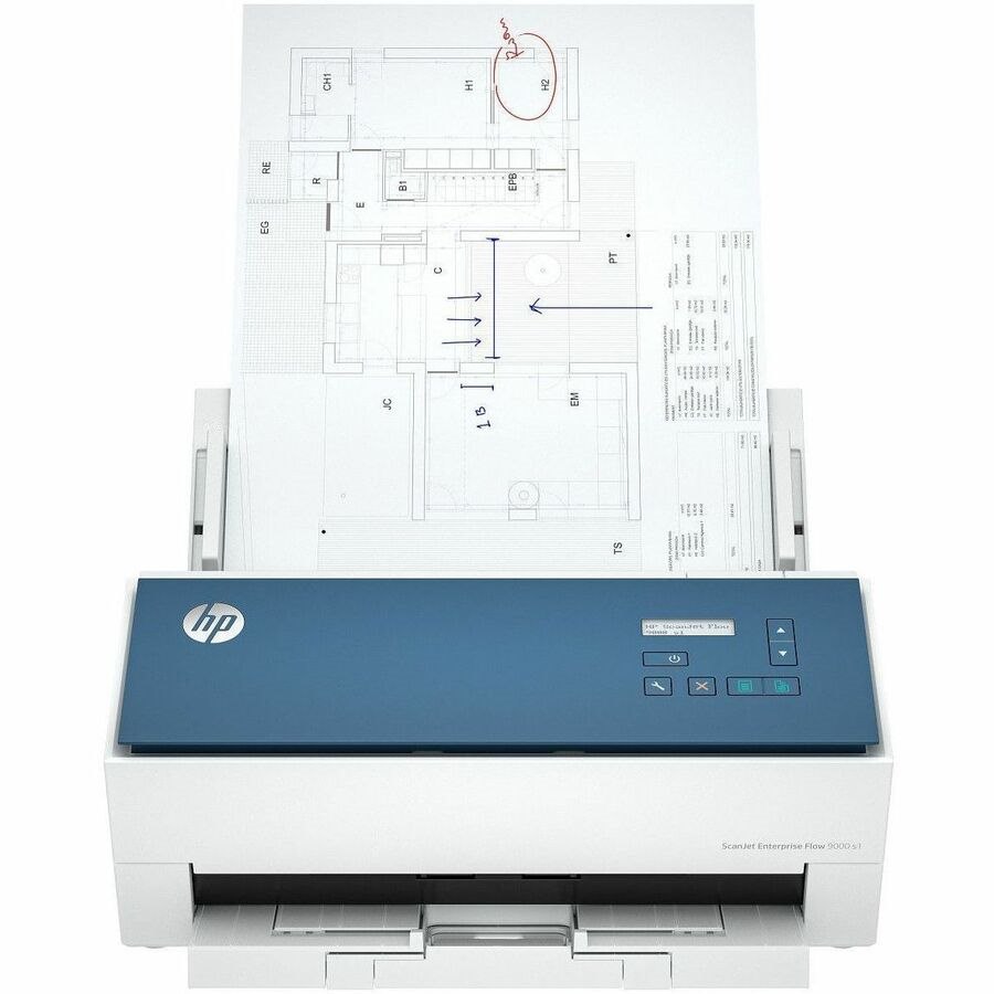 HP Scanjet Enterprise Flow 9000 s1 Sheetfed Scanner - 600 x 600 dpi Optical