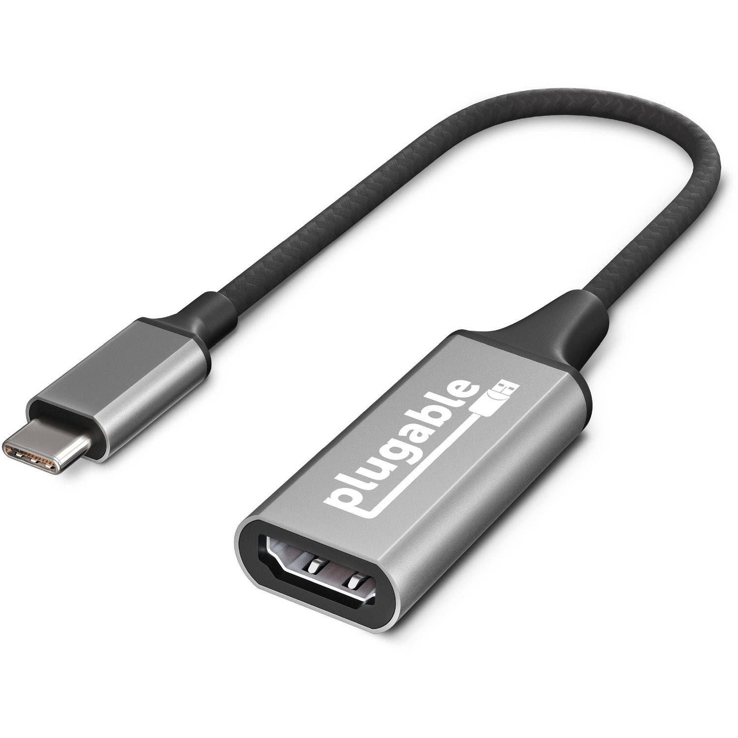 Plugable USB C to HDMI adapter, HDMI 2.0, USB4 / Thunderbolt Adapter for 4K Monitor up to 4K 60Hz