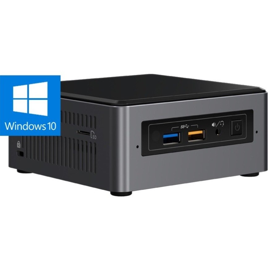 Intel NUC 7 Home NUC7i5BNHXF Desktop Computer - Intel Core i5 7th Gen i5-7260U 2.20 GHz - 4 GB RAM DDR4 SDRAM - 1 TB HDD - Mini PC