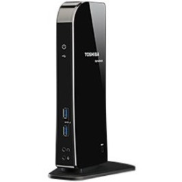 Toshiba Dynadock Port Replicator - USB - Glossy Black