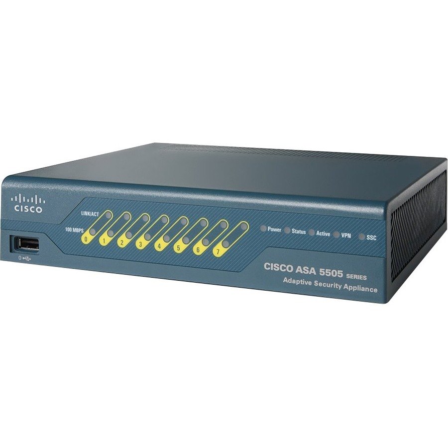 Cisco ASA 5505 Network Security/Firewall Appliance