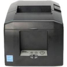 Star Micronics TSP654CloudPRNT-24 GRY SK US Desktop Direct Thermal Printer - Monochrome - Label Print - Parallel - With Cutter - Gray