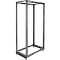 StarTech.com 4-Post 42U Mobile Open Frame Server Rack, 19" Network Rack with Casters, Rolling Rack for Computer/AV/Data/IT Equipment