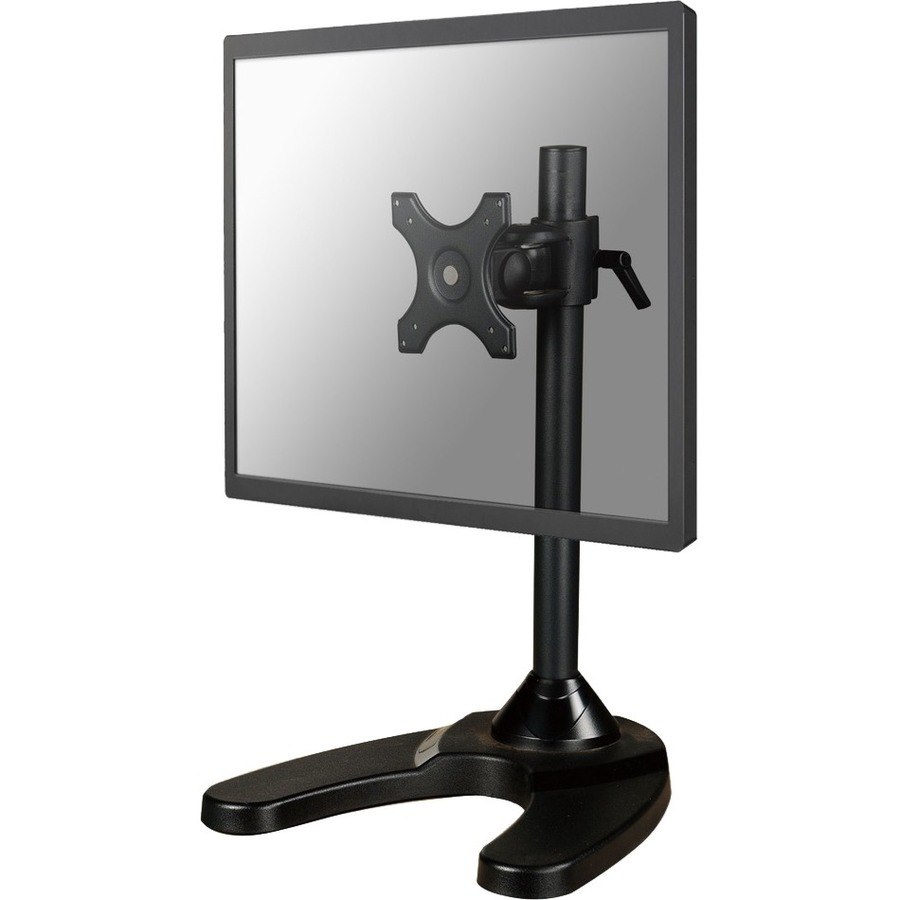 Newstar Tilt/Turn/Rotate Desk Stand for 10-30" Monitor Screen, Height Adjustable - Black