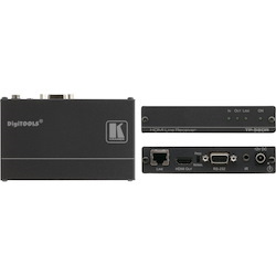 Kramer HDMI, Bidirectional RS-232 & IR over HDBaseT Twisted Pair Receiver