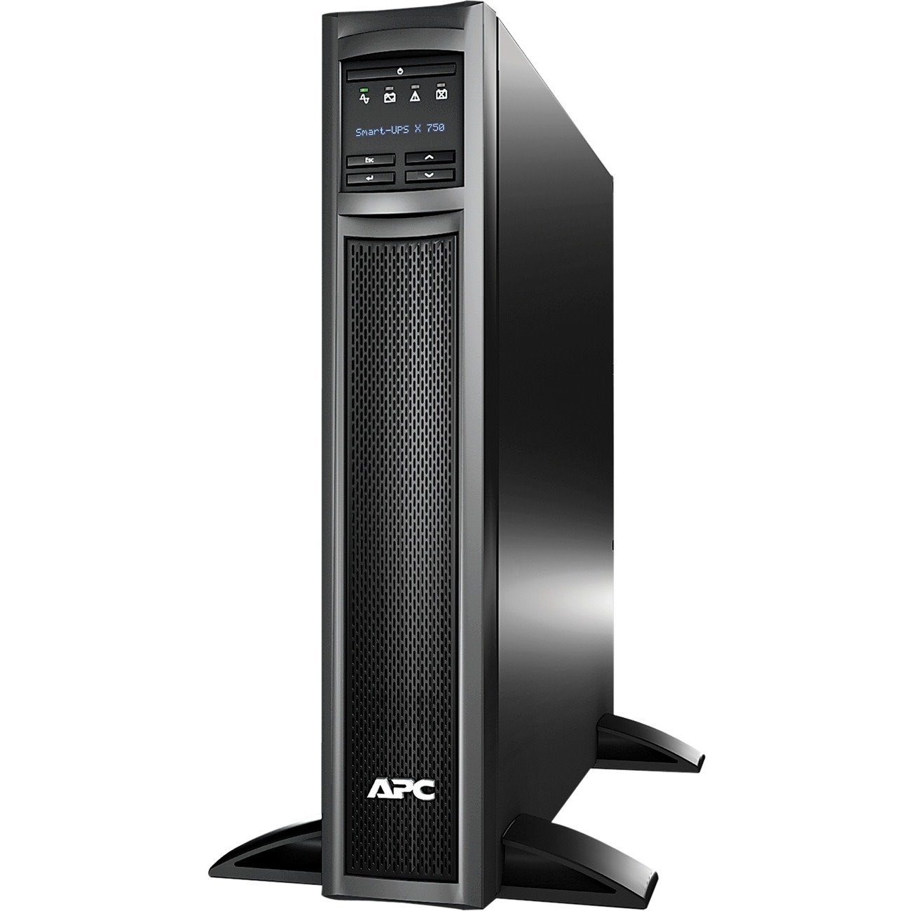 APC Smart-UPS X, Line Interactive, 750VA, Rack/tower convertible 2U, 120V, 8x 5-15R NEMA, SmartConnect port+NMC, Extended runtime