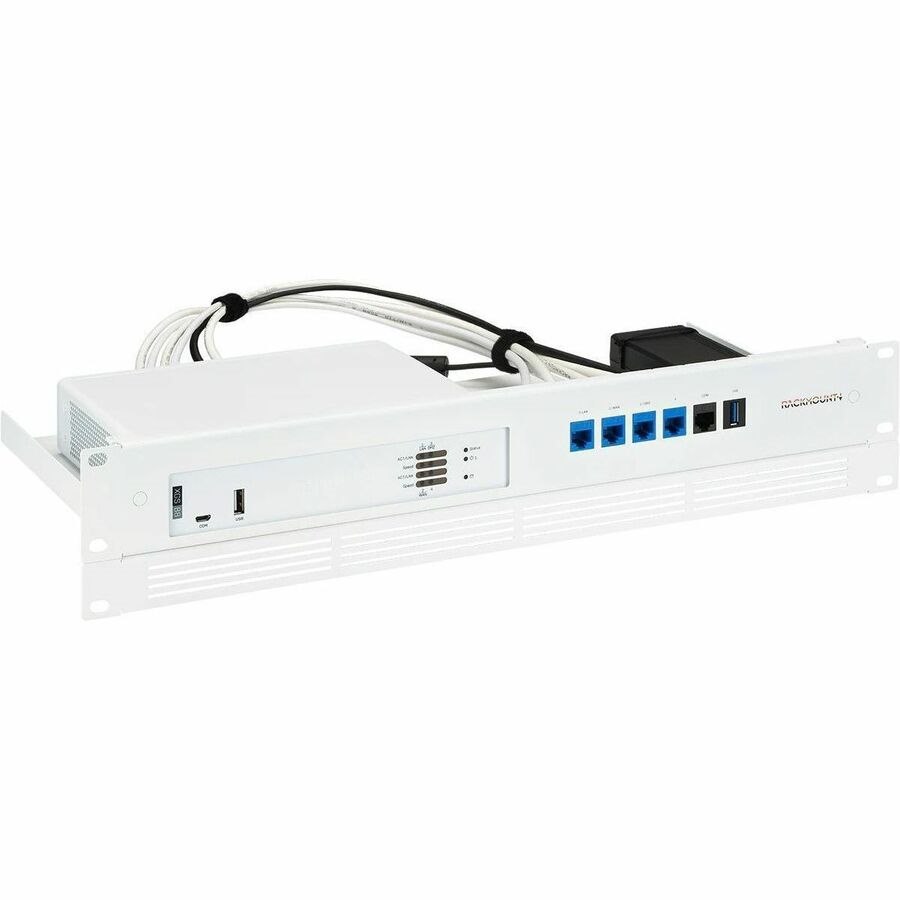 RACKMOUNT.IT 1.3U Rack-mountable Rack Shelf for Network Security/Firewall Appliance - Signal White