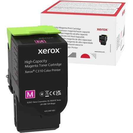 Xerox Genuine Xerox® C310 Color Printer/ C315 Color Multifunction Printer Magenta High capacity Toner Cartridge (5500 Pages) - 006R04366