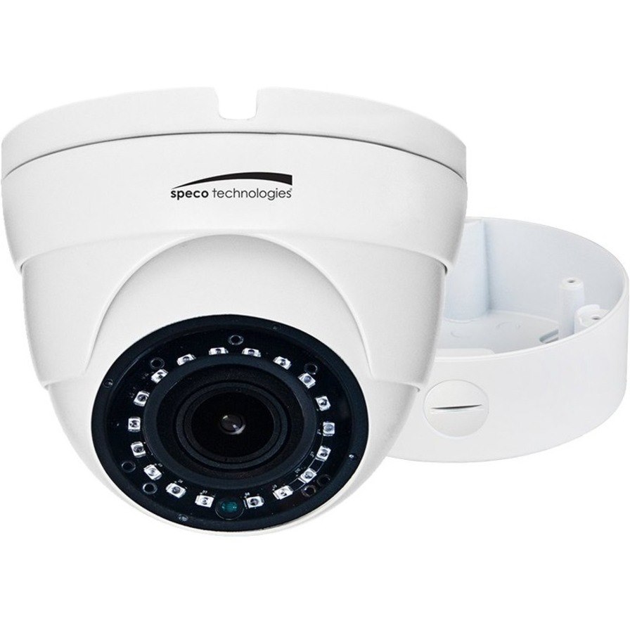 Speco VLDT3WM 2 Megapixel HD Surveillance Camera - Color, Monochrome - Dome - White