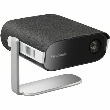 ViewSonic M1X Portable LED Projector with Smart Stand, Harman Kardon Speakers, Built-In Battery, H/V Keystone, 4 Corner Adjustment, Bluetooth, Wi-Fi, USB-C, Powered USB A
