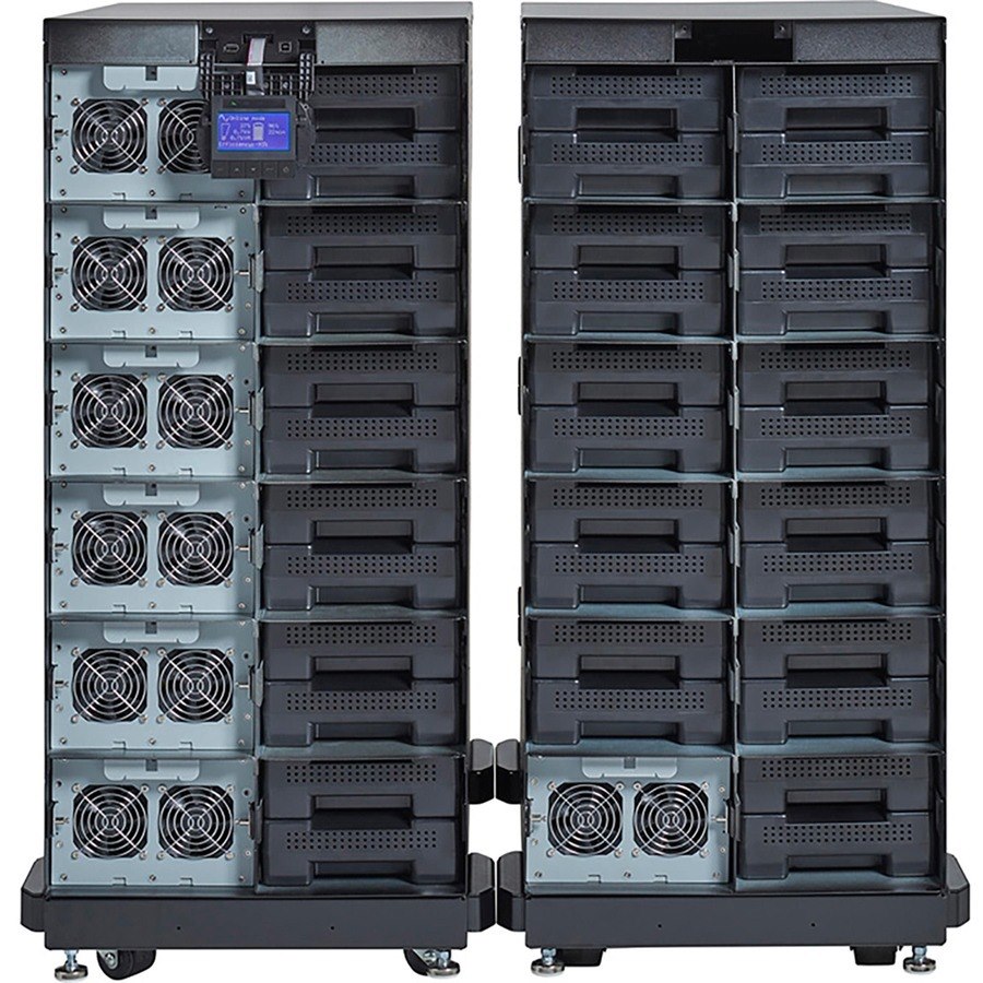 Eaton 9PXM 8-Slot Connected External Battery Cabinet for 9PXM Online Double-Conversion UPS, Add up to 4 EBMs, 14U Rack/Tower, TAA