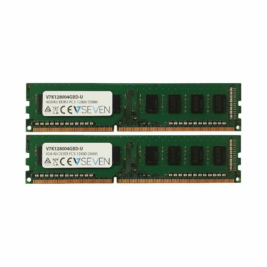V7 4GB DDR3 PC3 12800 - 1600Mhz DIMM Desktop Memory Module