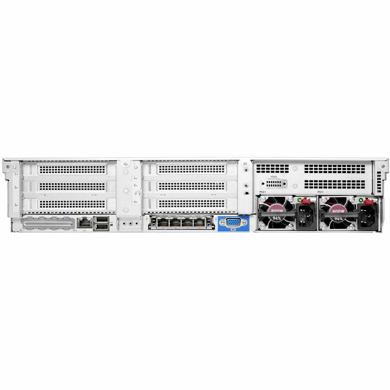 HPE SMART CHOICE ProLiant DL380 G10 Plus 2U Rack Server - 1 x Intel Xeon Silver 4310 2.1 GHz - 64 GB RAM - 960 GB SSD - (2 x 480GB) SSD Configuration - 12Gb/s SAS, Serial ATA Controller