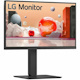 LG 24BA850-B 24" Class Webcam Full HD LCD Monitor - 16:9 - Textured Black