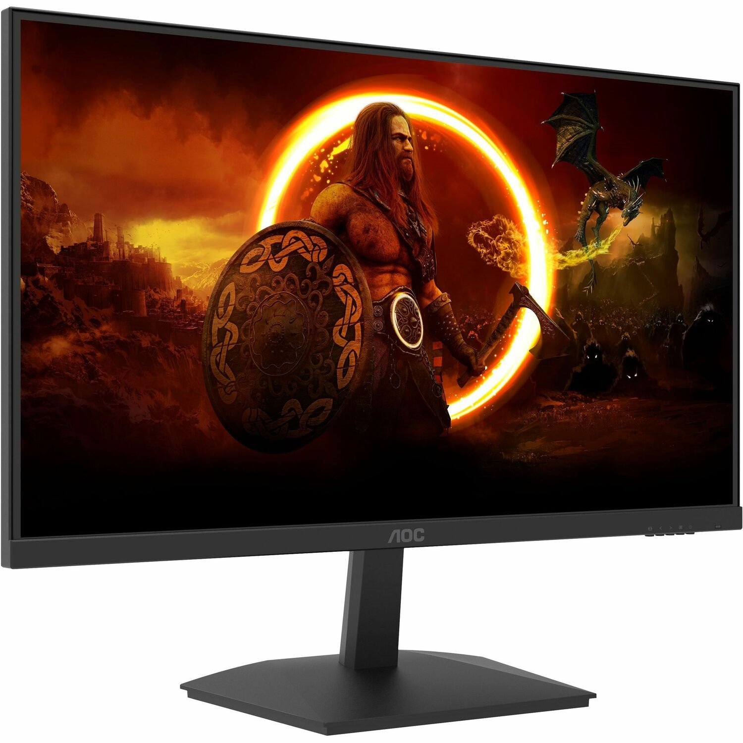 AOC 24G15N2 24" Class Full HD Gaming LED Monitor - Black