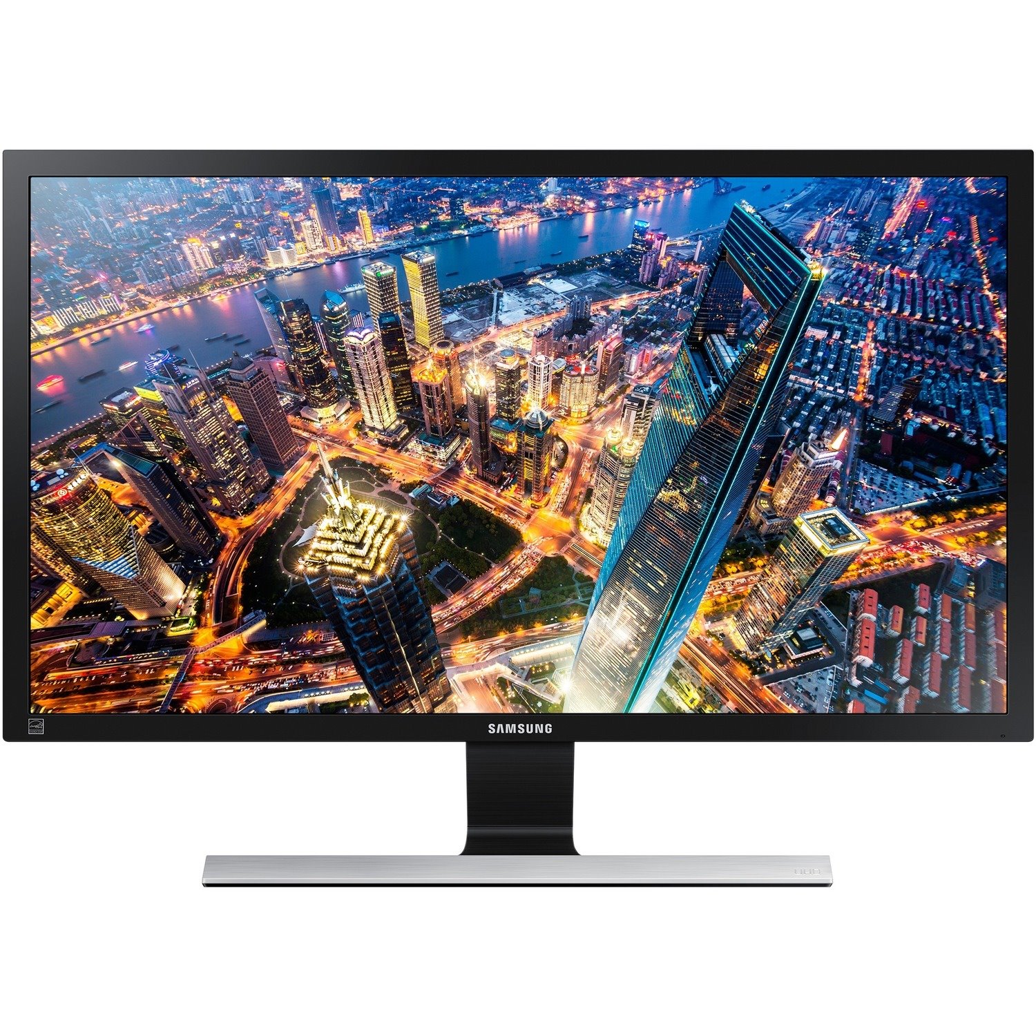 Samsung U28E590D 28" Class 4K UHD LCD Monitor - 16:9 - Metallic Silver, High Glossy Black